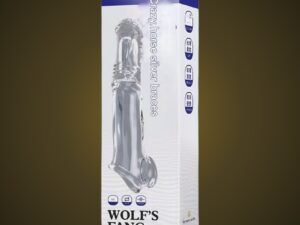 Boniuniu 'Crazy Horse' Spiked Penis Sleeve - Extremely Textured Cock Sheath (White, Regular)